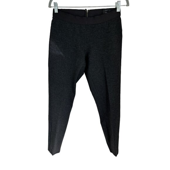 J.CREW PIXIE Pant Leggings in Stretch Ponte BLACK Size 6R - Picture 4 of 7